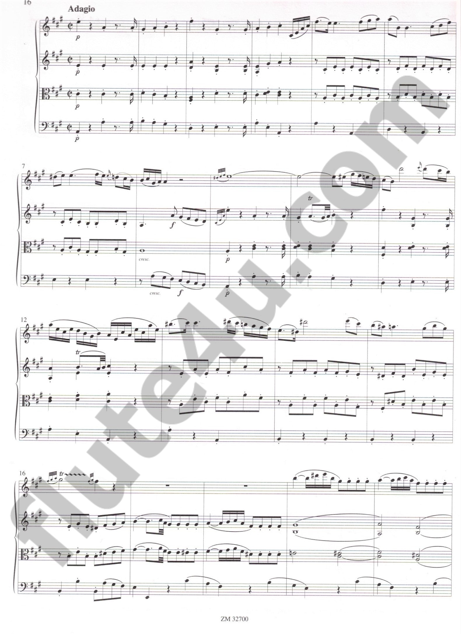 Mozart, WA :: Divertimento D-Dur KV 334 [Divertimento in D major K. 334]