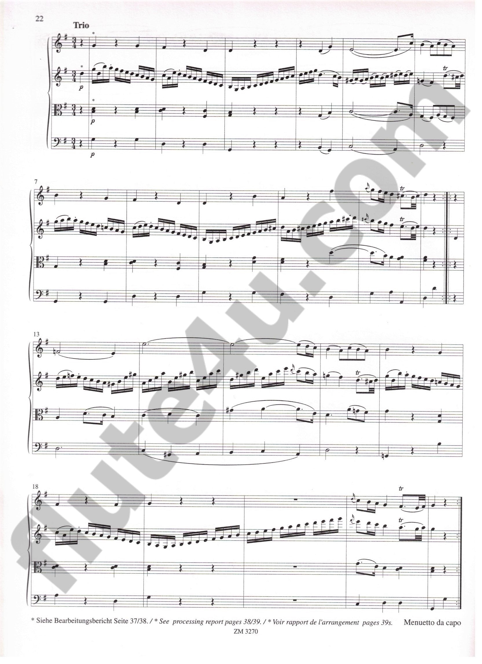 Mozart, WA :: Divertimento D-Dur KV 334 [Divertimento in D major K. 334]