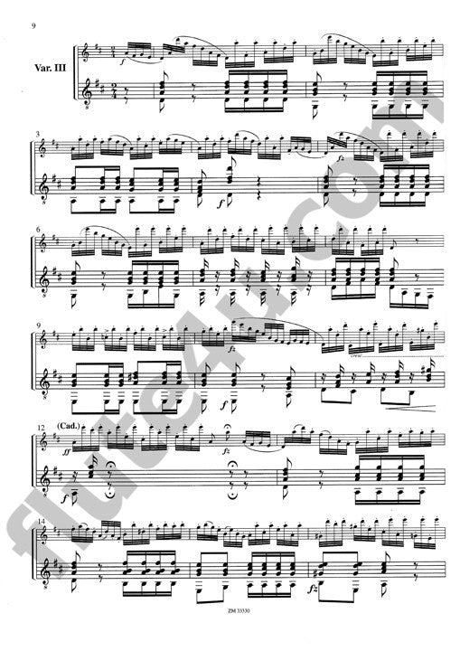 Dressler, R :: Variationen uber eine Romanze von Mehul [Variations on a Romance by Mehul]