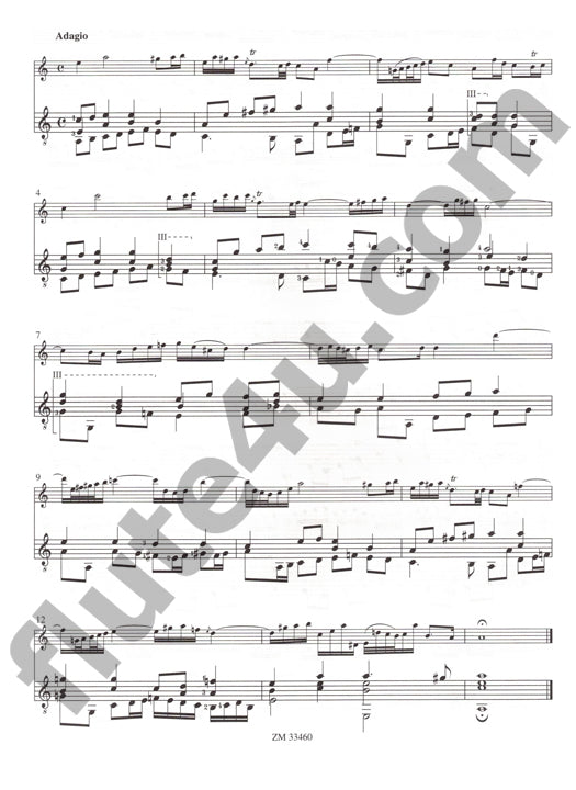 Bach, JS :: Sonate C-Dur BWV 1033 [Sonata in C Major BWV 1033]