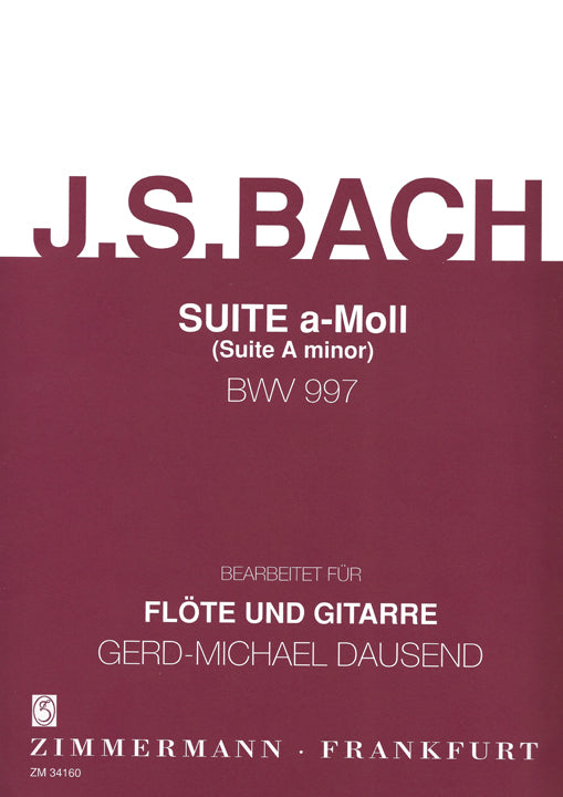 Bach, JS :: Suite a-Moll BWV 997 [Suite in A minor BWV 997]