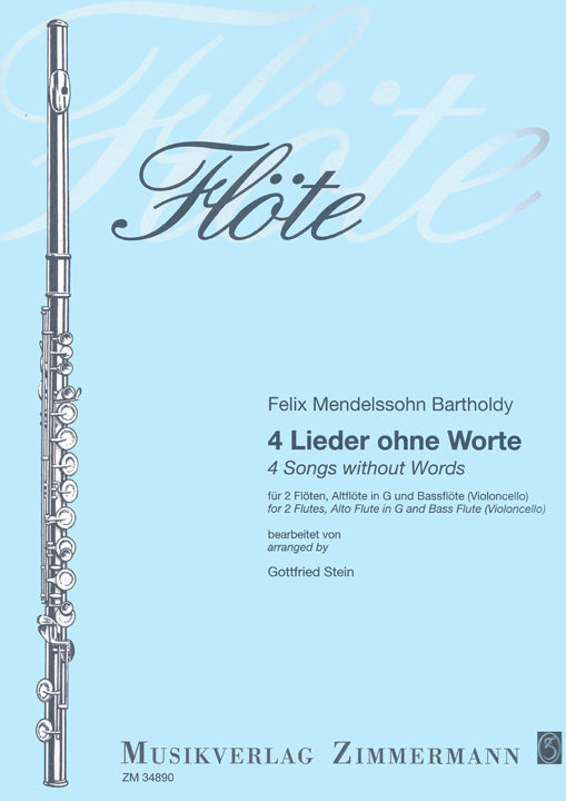 Mendelssohn, F :: 4 Lieder ohne Worte [4 Songs Without Words]