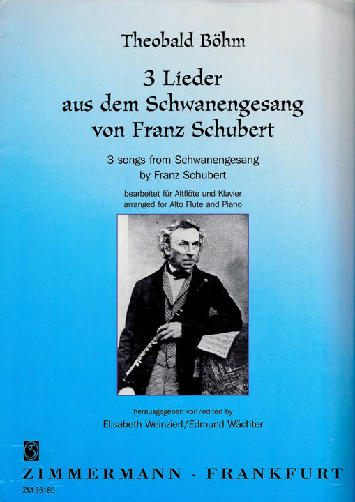 Boehm, T :: 3 Lieder aus dem Schwanengesang [3 Songs from Schwanengesang]