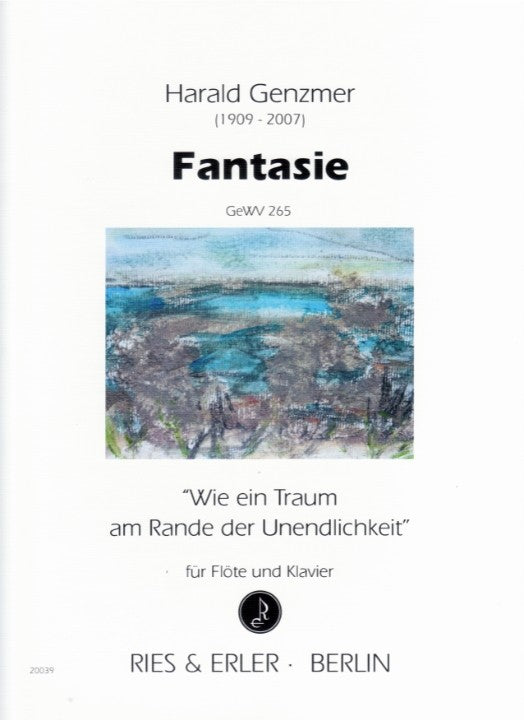 Genzmer, H :: Fantasie 'Wie ein Traum am Rande der Unendlichkeit' [Like a dream on the edge of infinity]