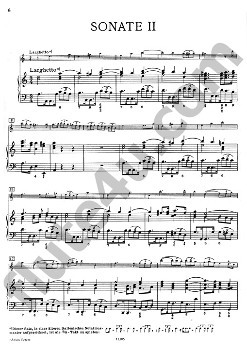 Handel, GF :: 4 Sonaten HWV 360, 362, 365, 369 [4 Sonatas HWV 360, 362, 365, 369]