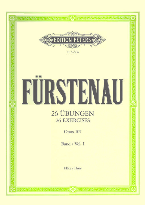 Furstenau, A :: 26 Ubungen op. 107 Volume I [26 Exercises op. 107 Volume I]