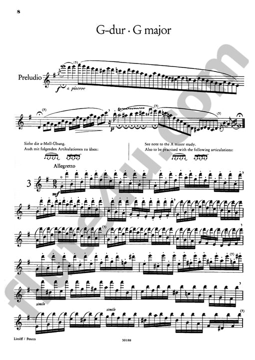 Furstenau, A :: 26 Ubungen op. 107 Volume I [26 Exercises op. 107 Volume I]