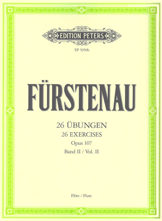 Furstenau, A :: 26 Ubungen op. 107 Volume II [26 Exercises op. 107 Volume II]