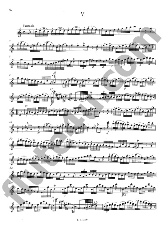 Quantz, JJ :: Capricen, Fantasien und Stucke QV 3:1 [Caprices, Fantasies and Pieces QV 3:1]