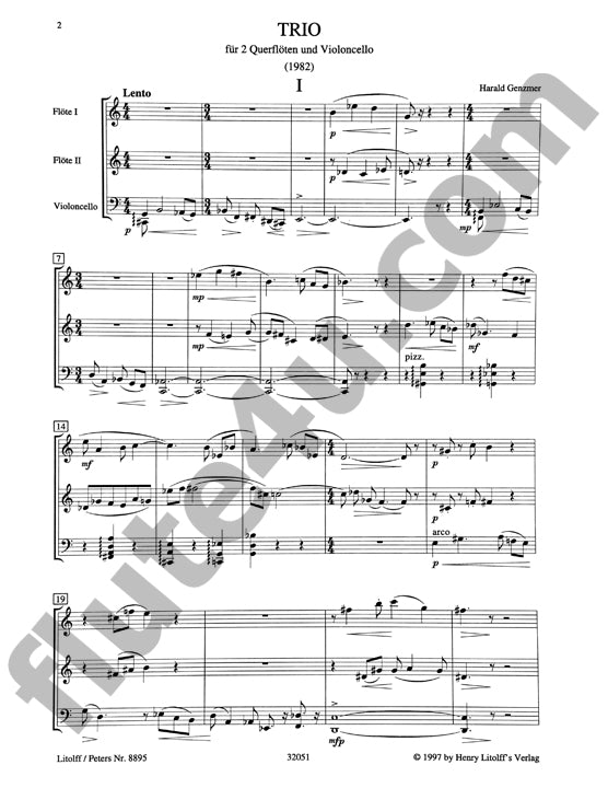 Genzmer, H :: Trio