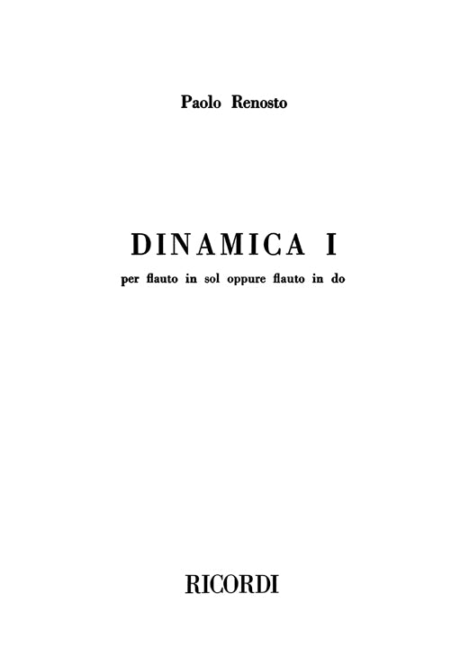 Renosto, P :: Dinamica I