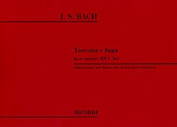 Bach, JS :: Toccata e fuga in re minore BWV 565 [Toccata and Fugue in D minor BWV 565]