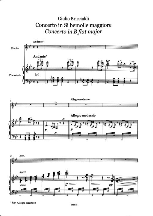 Briccialdi, G :: Concerto in Si bemolle maggiore [Concerto in B flat major]