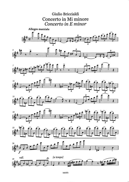 Briccialdi, G :: Concerto in Mi minor [Concerto in E minor]