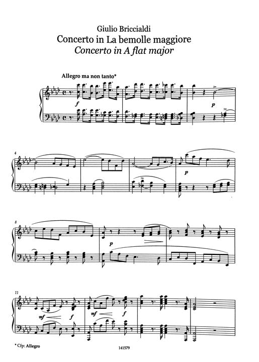 Briccialdi, G :: Concerto in La bemolle maggiore [Concerto in A flat major]