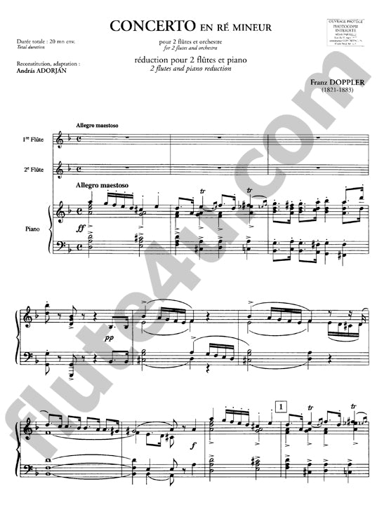 Doppler, F :: Concerto en Re Mineur [Concerto in D minor]