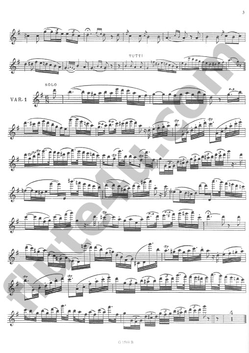Boehm, T :: Nel cor piu op. 4