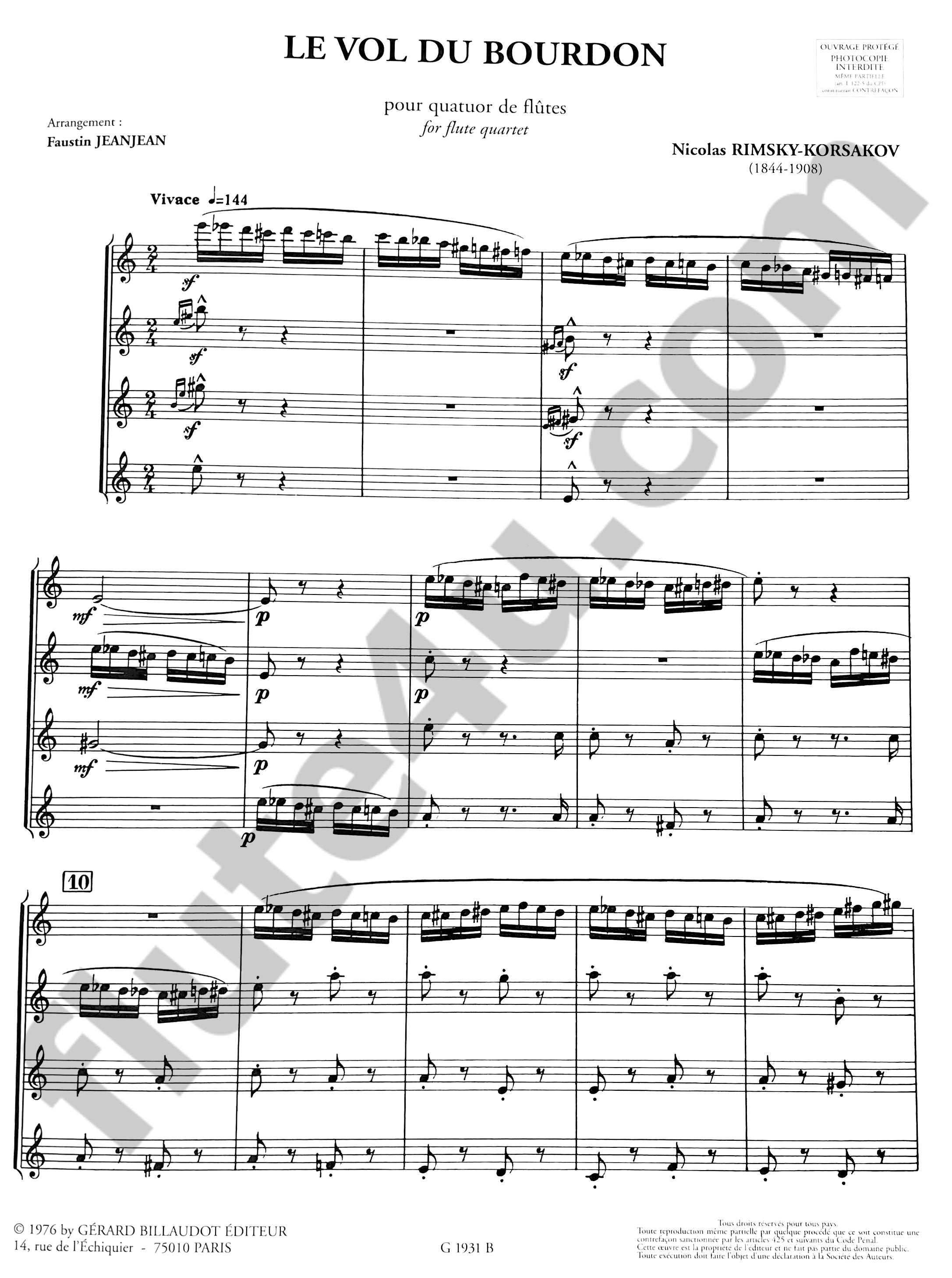 Rimsky-Korsakov, N :: Le Vol du Bourdon [The Flight of the Bumblee]