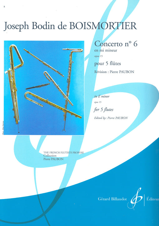 Boismortier, JB :: Concerto No. 6 op. 15