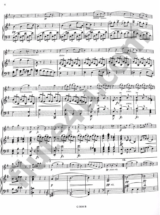 Dvorak, A :: Sonatine en Sol Majeur op. 100 [Sonatine in G Major op. 100]