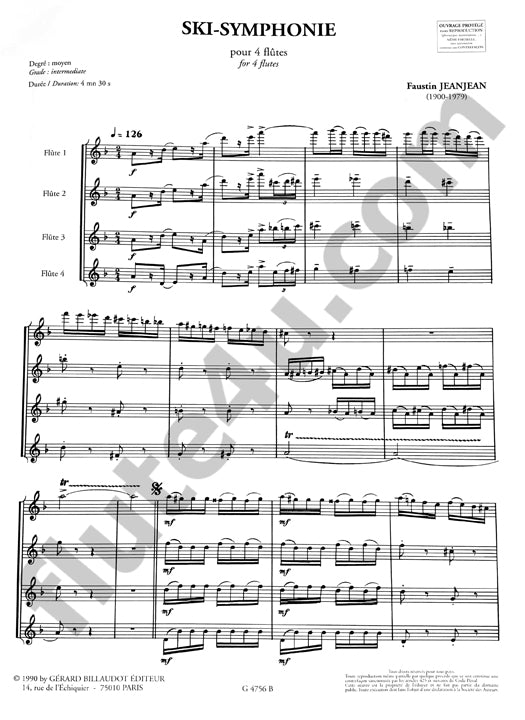 Jeanjean, F :: Ski-Symphonie [Ski Symphony]