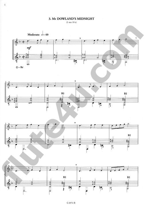 Dowland, J :: 9 Pieces Volume 1: 4 Pieces