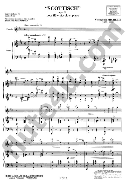 de Michelis, V :: 'Scottisch' op. 39 [Scottish op. 39]