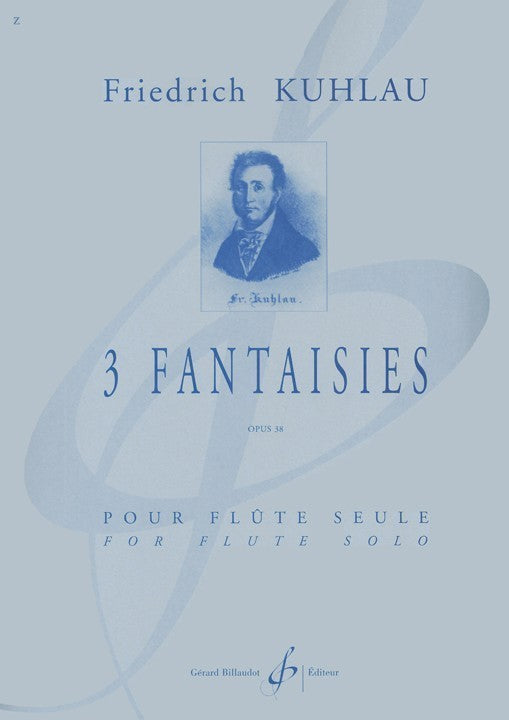 Kuhlau, F :: Trois Fantaisies op. 38 [Three Fantasies op. 38]