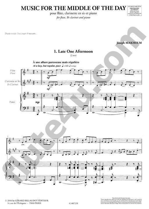 Makholm, J :: Music for the Middle of the Day