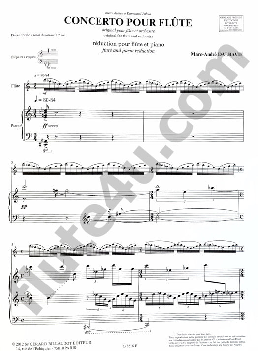 Dalbavie, MA :: Concerto