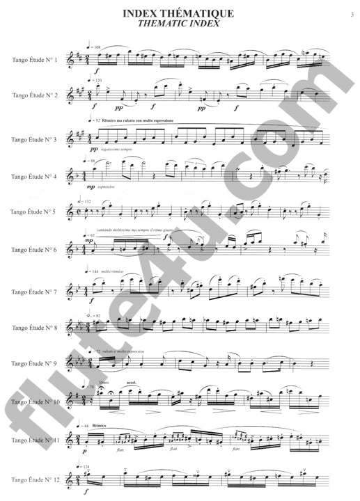 Kutnowski, M :: 12 etudes dans le style du tango [12 etudes in the key of tango]