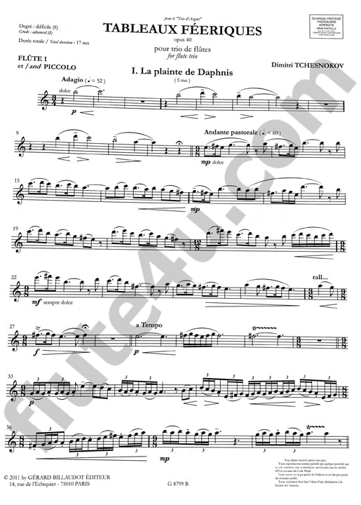 Tchesnokov, D :: Tableaux feeriques op. 40 [Fairy Pictures op. 40]