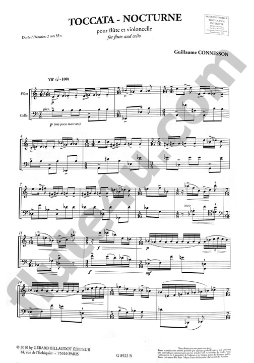 Connesson, G :: Toccata-Nocturne