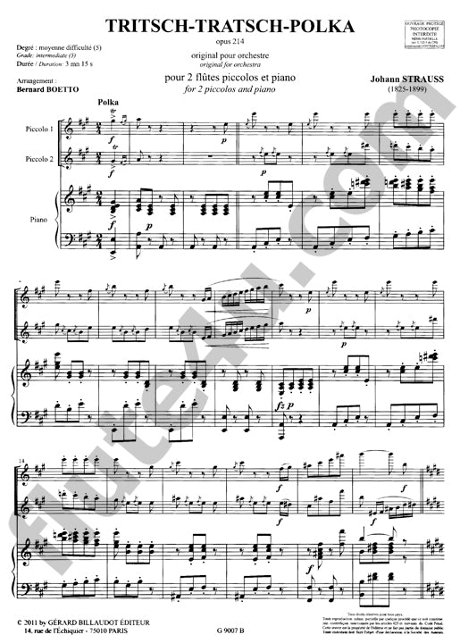 Strauss, J :: Tritsch Tratsch Polka