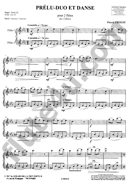 Proust, P :: Prelu-duo et danse