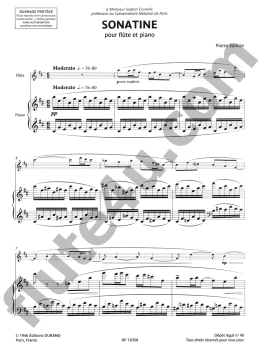 Sancan, P :: Sonatine