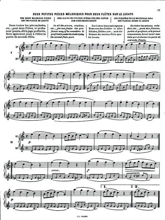 Taffanel, P; Gaubert, P :: Complete Method for Flute Volume 1
