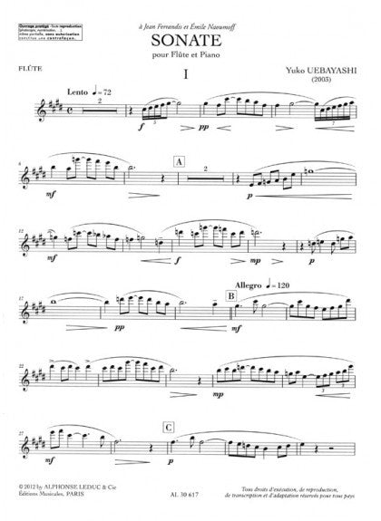 Uebayashi, Y :: Sonate
