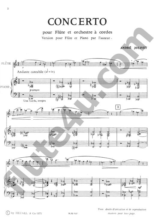 Jolivet, A :: Concerto
