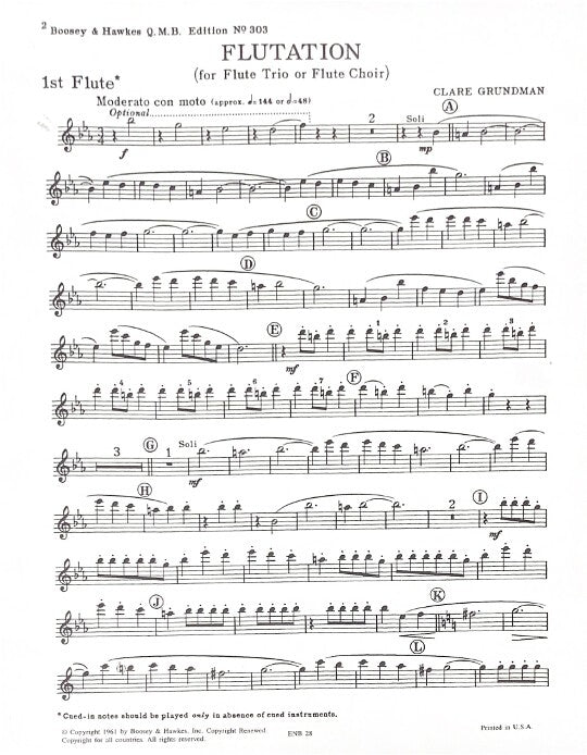 Grundman, C :: Flutation