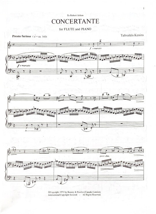Kenins, T :: Concertante
