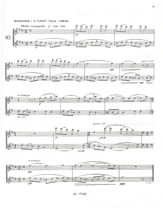 Bartok, B :: 18 Duos for Two Flutes