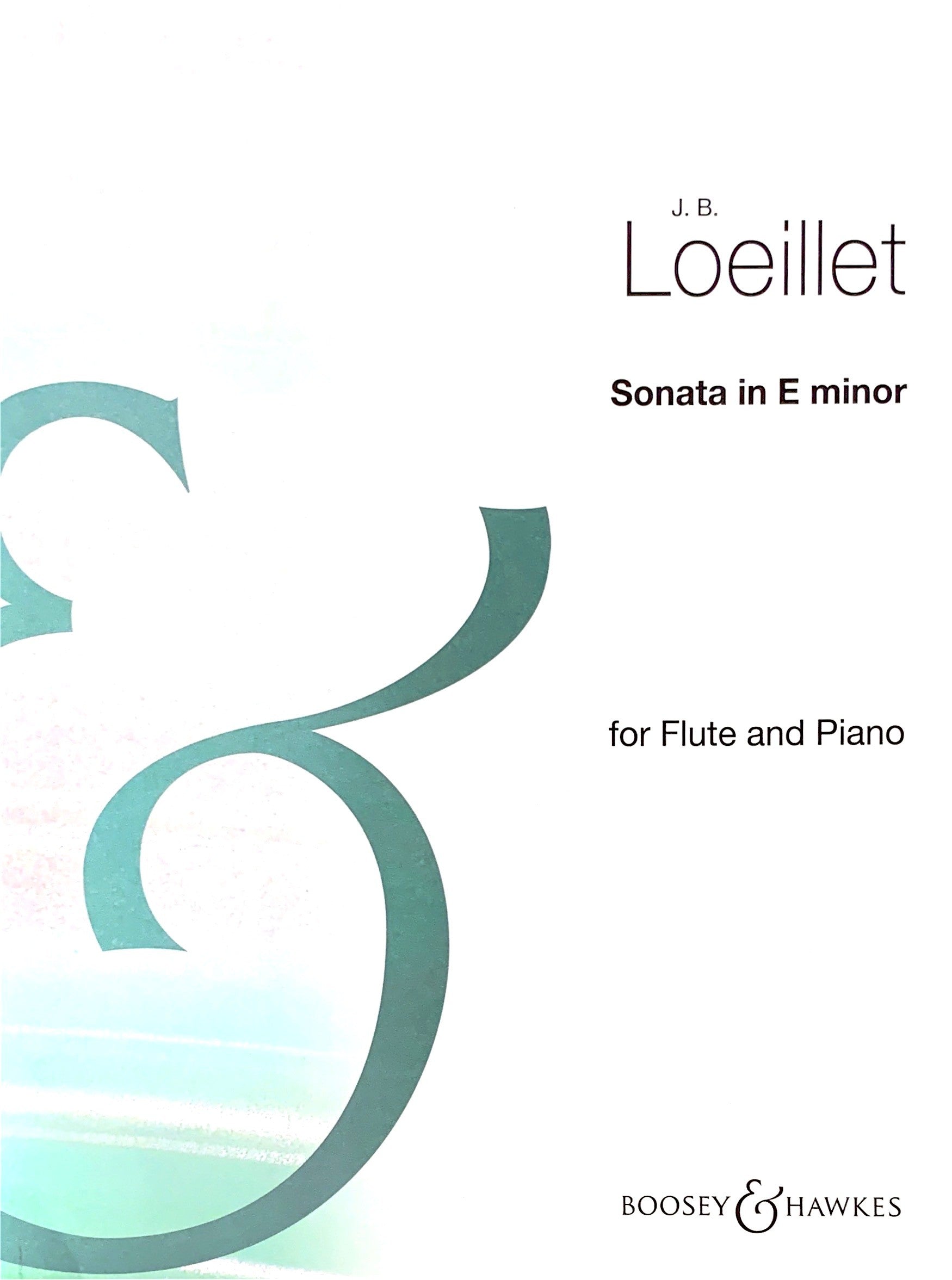 Loeillet, JB :: Sonata in E minor