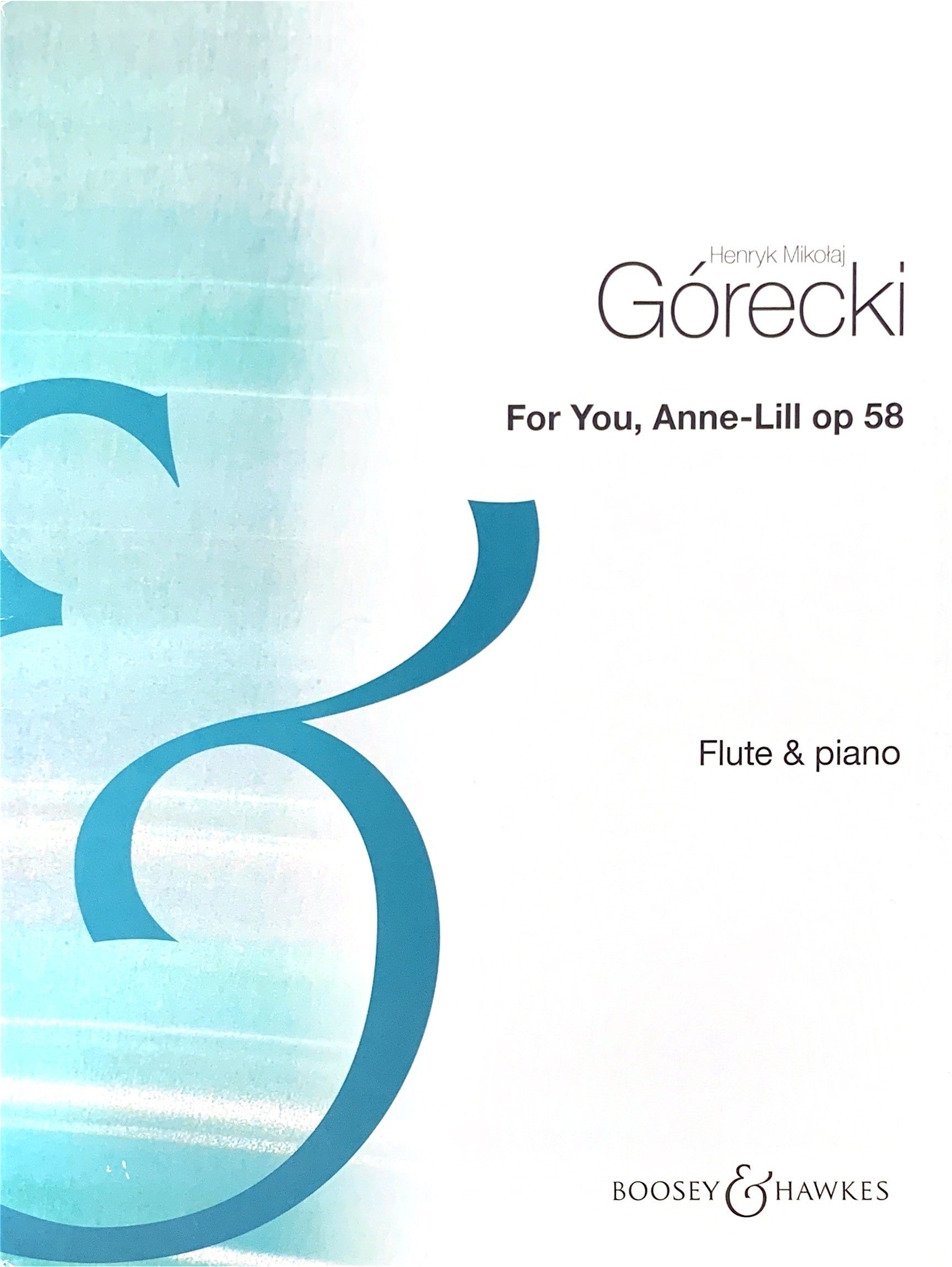 Gorecki, H :: For You, Anne-Lill