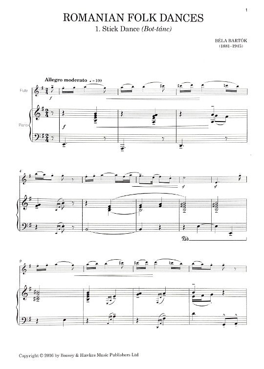 Bartok, B :: Romanian Folk Dances