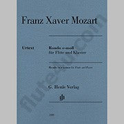 Mozart, FX :: Rondo e-moll fur Flote und Klavier [Rondo in e minor for Flute and Piano]