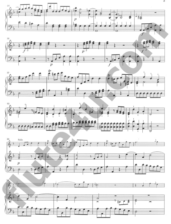Bach, CPE :: Flotenkonzert d-moll [Flute Concerto in d minor]