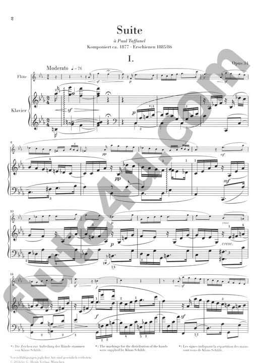 Widor, CM :: Suite op. 34