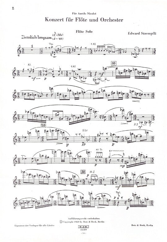 Staempfli, E :: Konzert [Concerto]