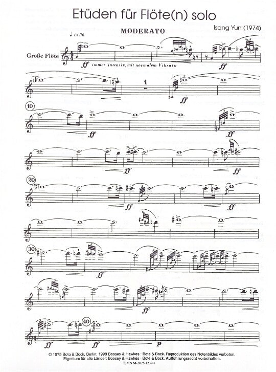 Yun, I :: Etuden [Etudes]